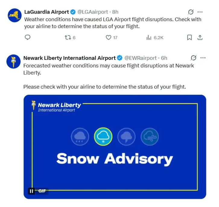 超千架次航班被取消